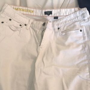 Jcrew white jeans